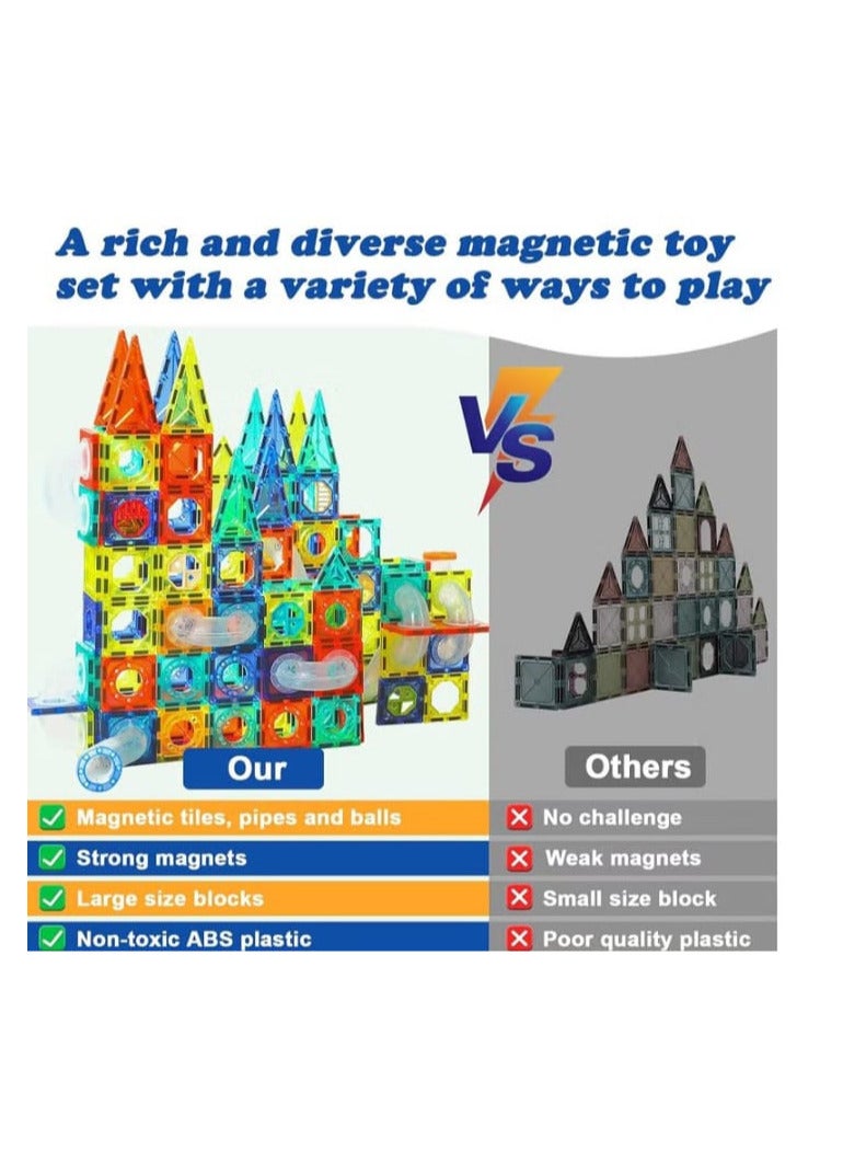 Magnetic Toys for Toddlers, Preschool Building Blocks, Trunk (42 Pieces), - Image 3